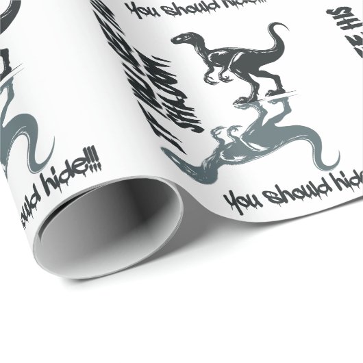 Velociraptor, Dinosaurier, T-Rex Cadeaupapier (Rol Hoek)