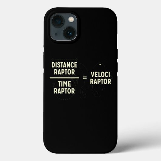 Velociraptor Distanceraptor Timeraptor Dinosaur Ma Case-Mate iPhone Case (Achterkant)