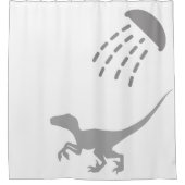 Velociraptor Douchegordijn (Voorkant)