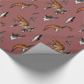 Velociraptor Escape Cadeaupapier (Hoek)