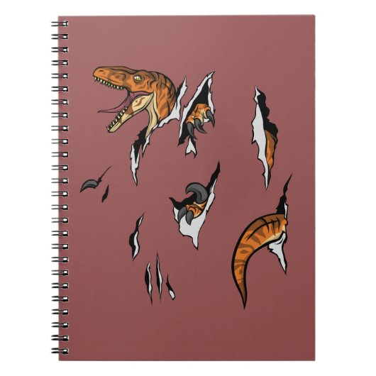 Velociraptor Escape Notitieboek (Voorkant)