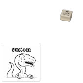 Velociraptor filmstijl rubberstempel (Gestempeld)