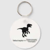 velociraptor grappige wetenschap sleutelhanger (Voorkant)