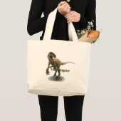 Velociraptor Grote Tote Bag (Voorkant (product))