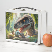 Velociraptor lunchbox (In situ)