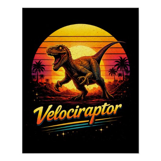 Velociraptor Perfect Poster (Voorkant)