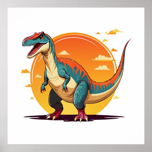 Velociraptor Poster (Voorkant)