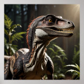Velociraptor Poster (Voorkant)