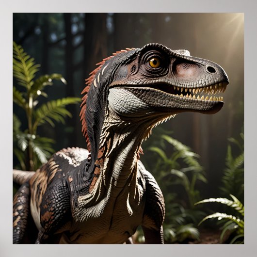 Velociraptor Poster (Voorkant)