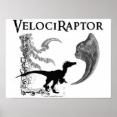 Velociraptor Poster (Voorkant)