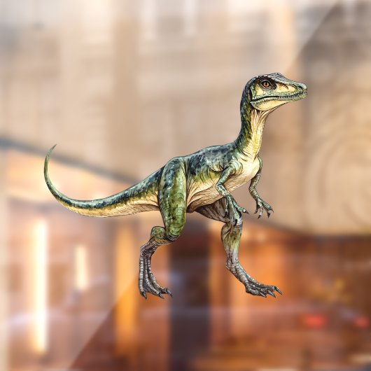 Velociraptor  raamsticker (Vel 2)