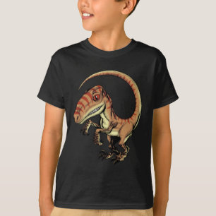 Velociraptor Raptor Dinosaur door Marco D Carillo T-shirt