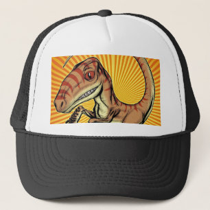 Velociraptor Raptor Dinosaur door Marco D Carillo Trucker Pet