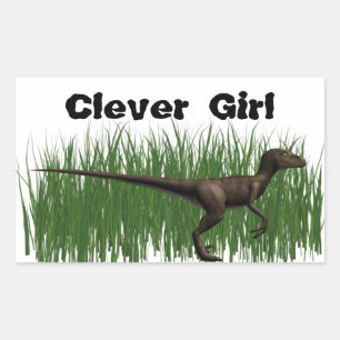 Velociraptor Rechthoekige Sticker