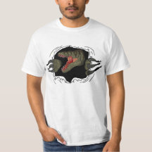 Velociraptor rijpt door Shirt