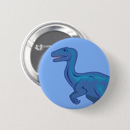Velociraptor Ronde Button 5,7 Cm (Voorkant /achterkant)