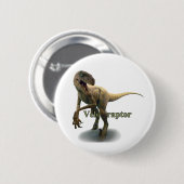 Velociraptor Ronde Button 5,7 Cm (Voorkant /achterkant)
