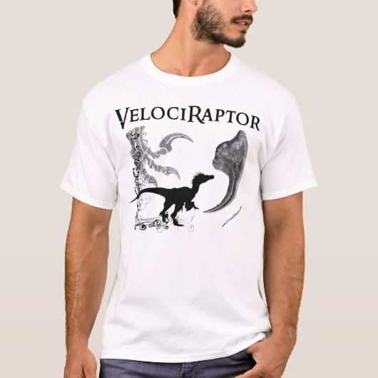 Velociraptor shirt (Voorkant)