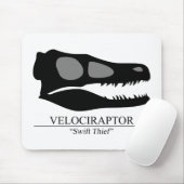 Velociraptor Skull Muismat (Met muis)