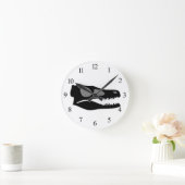Velociraptor Skull Ronde Klok (Huis)