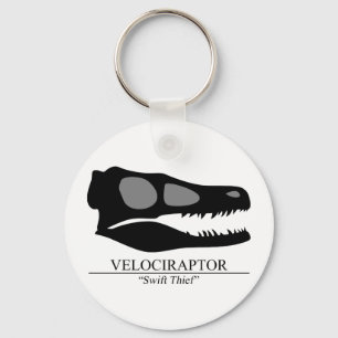 Velociraptor Skull Sleutelhanger
