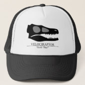 Velociraptor Skull Trucker Pet (Voorkant)