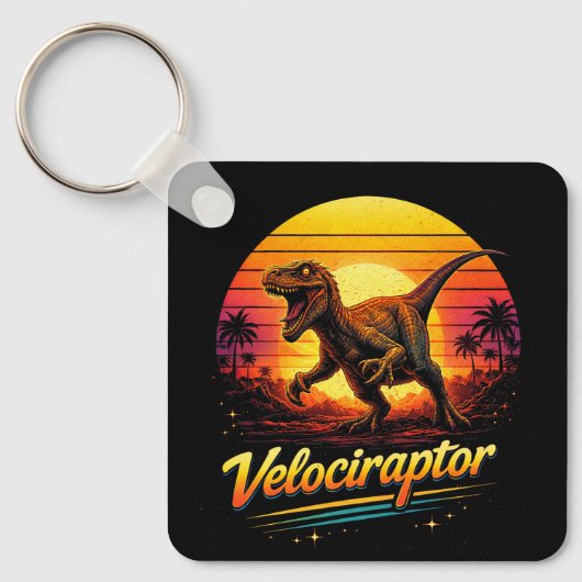 Velociraptor Sleutelhanger (Voorkant)