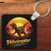 Velociraptor Sleutelhanger (Achterkant)