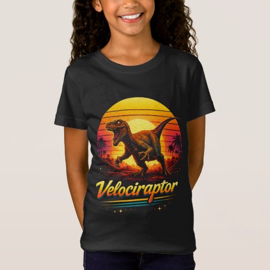 Velociraptor T-shirt (Voorkant)