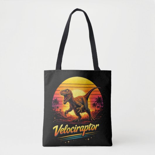 Velociraptor Tote Bag (Voorkant)