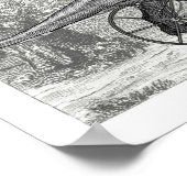 Velociraptor velocipede poster (Hoek)