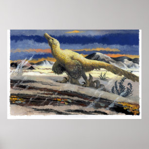 Velociraptor Zandstorm Print