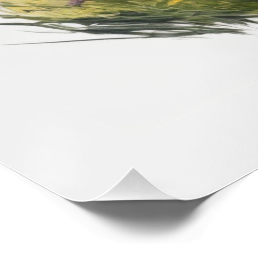 Velociraptors in een weide perfect poster (Hoek)