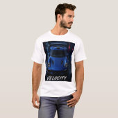 Velocity Redefined Sportauto Grafische T-Shirt (Voorkant volledig)