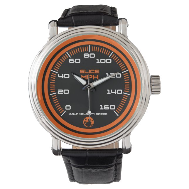 Velocity Speed Golf Fanaat Horloge (Voorkant)