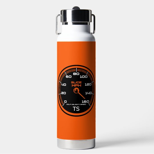Velocity Speed Golf Geek Waterfles (Voorkant)