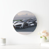 Velocity Visions Wandklok (Huis)