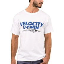 Velocity Vliegtuig Twin Logo - zwart-blauw