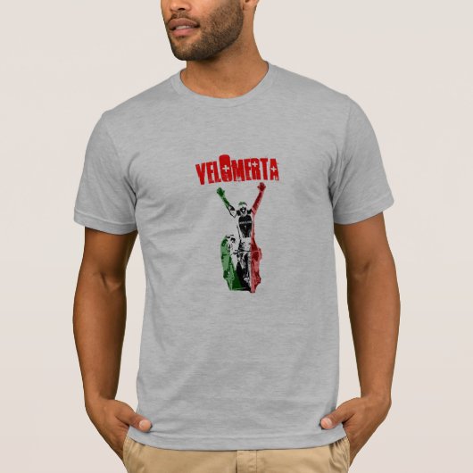 velomerta Italiaanse vlag T-shirt (Voorkant)