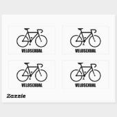 Veloseksueel Rechthoekige Sticker (Vel)