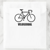 Veloseksueel Rechthoekige Sticker (Tas)