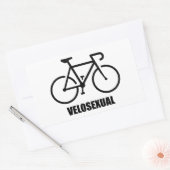 Veloseksueel Rechthoekige Sticker (Envelop)