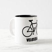 Veloseksueel Tweekleurige Koffiemok (Voorkant links)