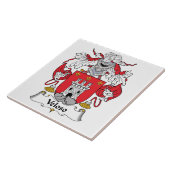 Veloso Family Crest Tegeltje (Zijkant)