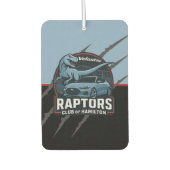 Veloster Raptors Car Freshener Luchtverfrisser (Voorkant)