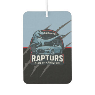 Veloster Raptors Car Freshener Luchtverfrisser