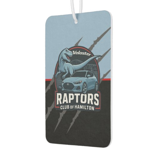 Veloster Raptors Car Freshener Luchtverfrisser (Links)