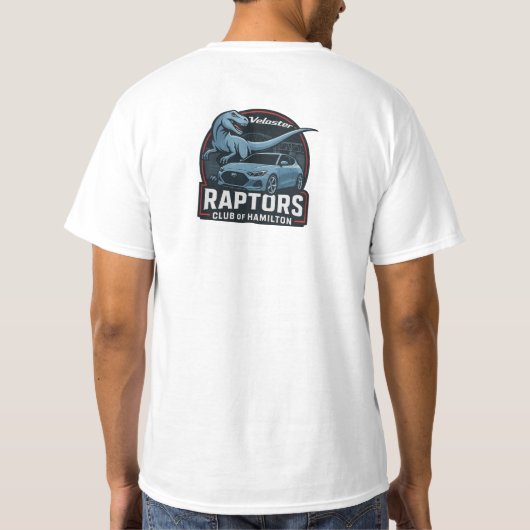 VelosterRaptor Mascot Tee T-shirt (Achterkant)
