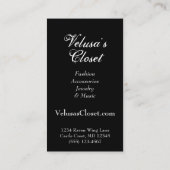 Velusa Misery Visitekaartje (Achterkant)