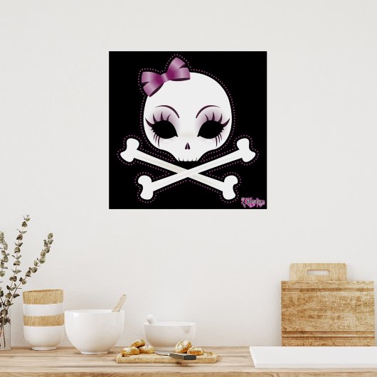 VelusaSkullie Poster (Keuken)